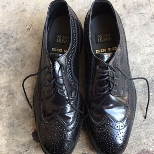 Nunn Bush Men's Black Oxford Shoes